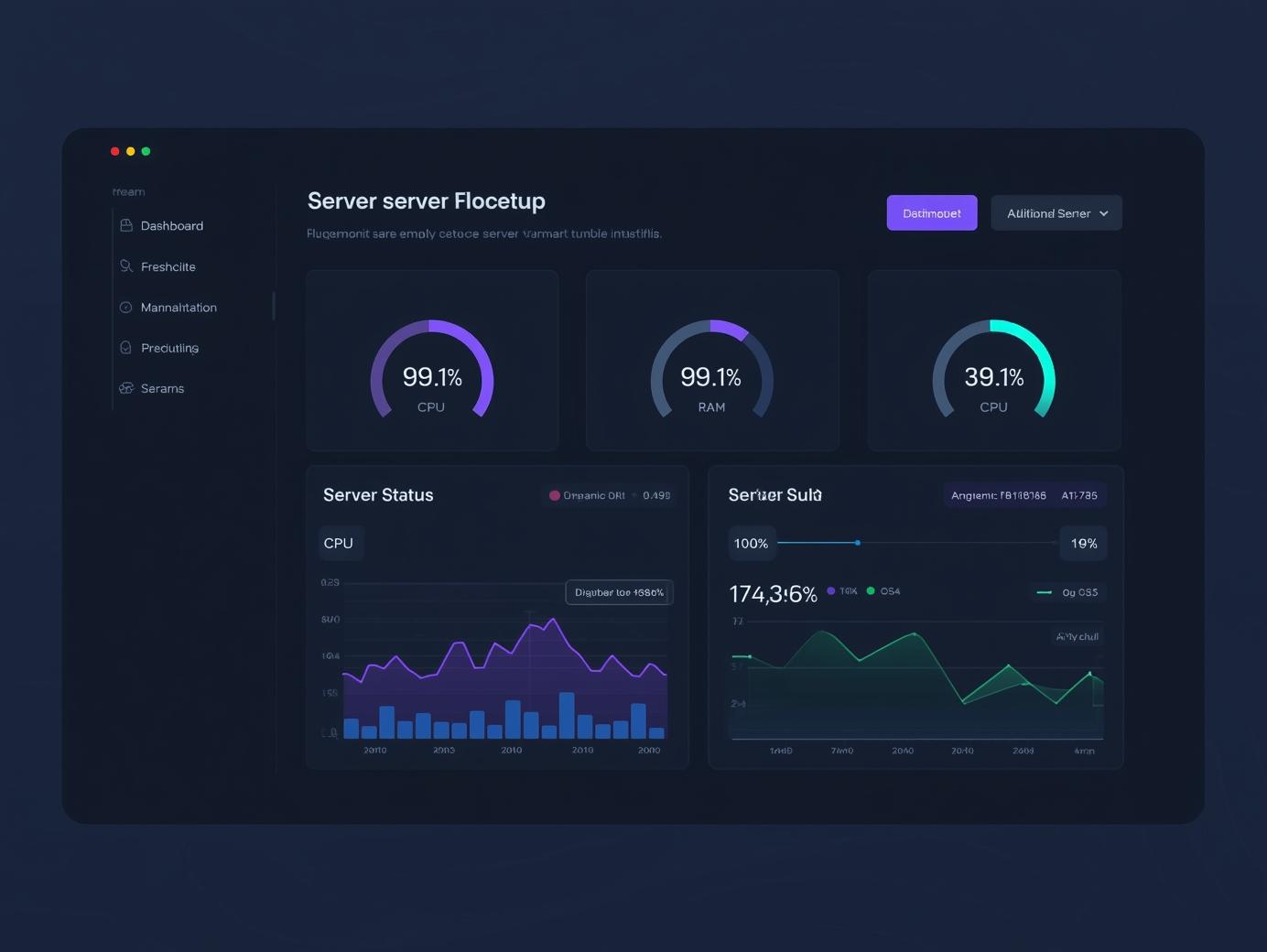 Server Management Dashboard India